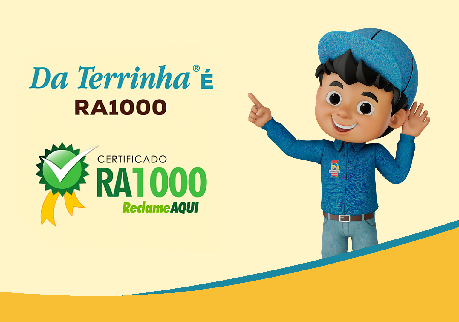 Imagem de capa: Da Terrinha Alimentos Conquista o Selo RA1000: Um Compromisso com a Excelência no Atendimento