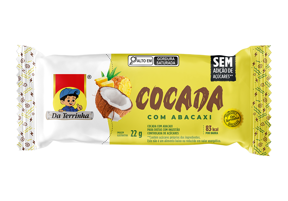 Embalagem do produto Coconut and Pineapple Bar