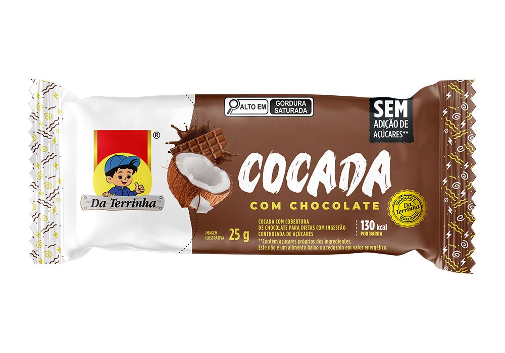Embalagem do produto Coconut and Chocolate Bar