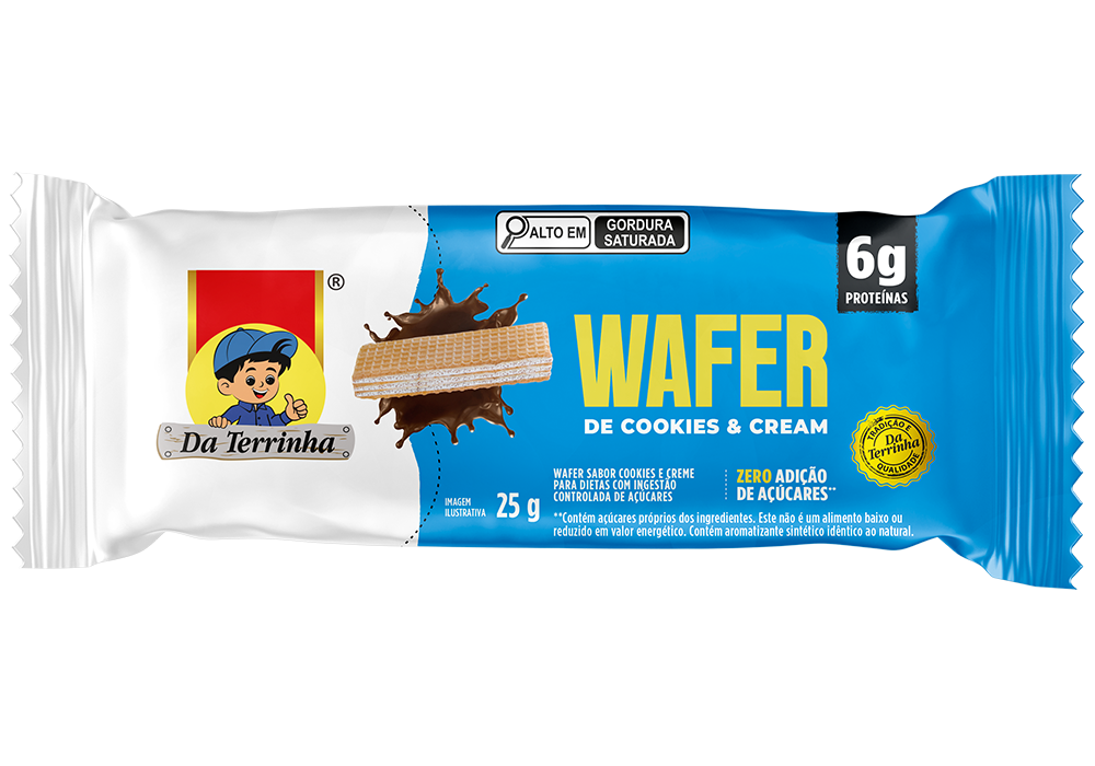 Embalagem Wafer de Cookies y Cream