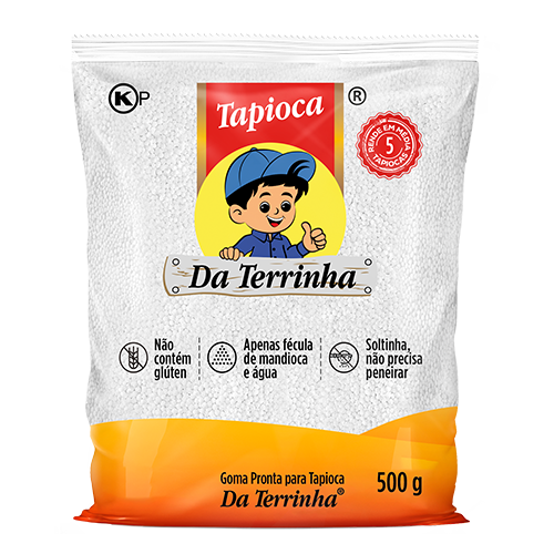 Embalaje de Tapioca Da Terrinha de 500 g